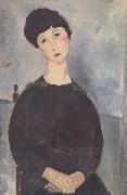 Amedeo Modigliani Jeune fille assise (mk38) oil on canvas